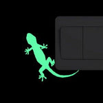 Sticker Toilette<br> Petit Lézard Phosphorescent