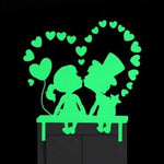 Sticker Toilette<br> Petits Amoureux Phosphorescent