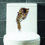 Sticker Toilette<br> Patte de Chat 3D