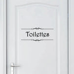 Sticker Toilette<br> Toilettes