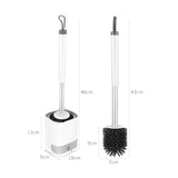 Brosse WC Silicone<br> Design Aluminium