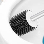 Brosse WC Silicone<br> Design Aluminium