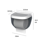 Porte Papier Toilette<br> Mural Compact - Toilette-WC
