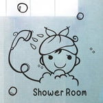 Sticker Toilette<br> Shower Room