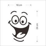 Sticker Toilette<br> Smiley Abattant WC