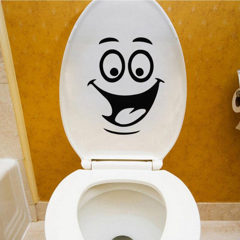 Sticker Toilette Smiley Abattant WC