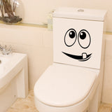 Sticker Toilette<br> Smiley Enfantin Abattant WC