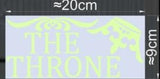 Sticker Toilette<br> The Throne Phosphorescent