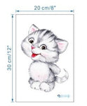 Stickers Toilette<br> Petit Chaton