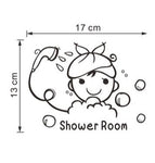 Sticker Toilette<br> Shower Room