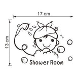 Sticker Toilette<br> Shower Room