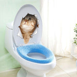 Sticker Toilette<br> Chat Mignon 3D